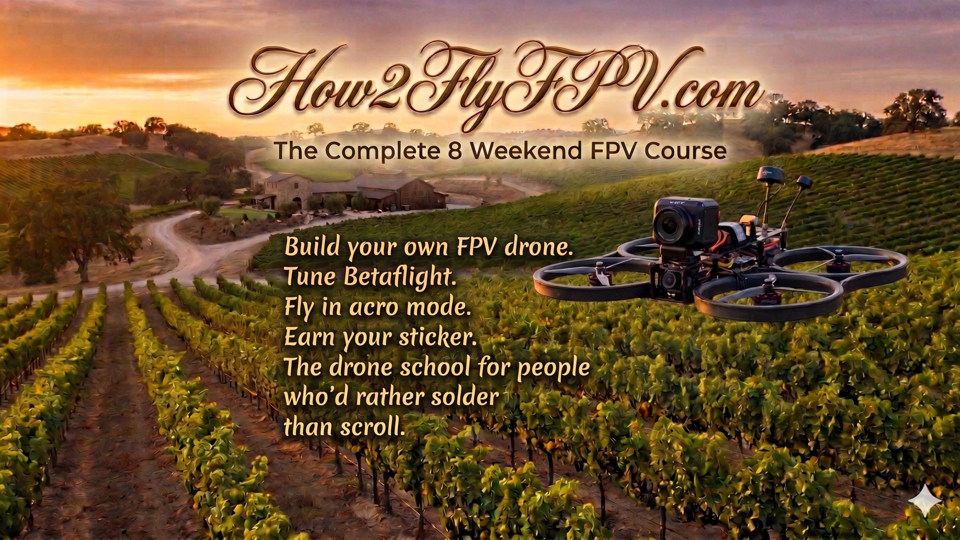 How2FlyFPV.com — The Complete 8 Weekend FPV Course